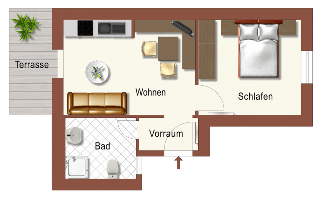 Ferienwohnung in Maurach